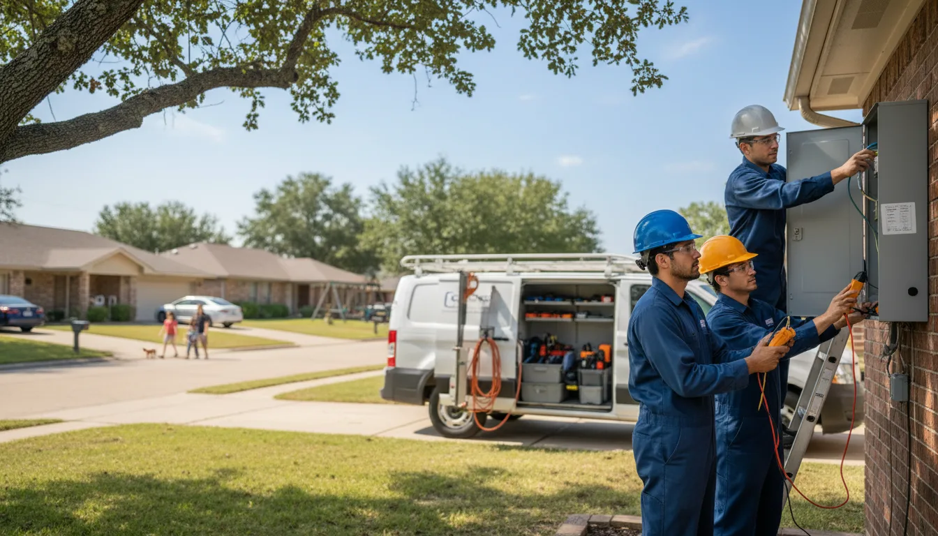 Certified electrician providing emergency electrical services in Emma, MO